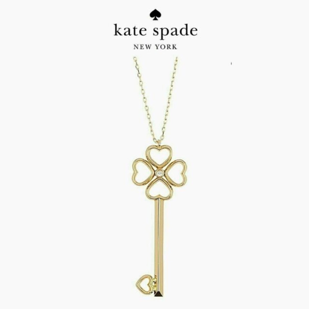 Kate Spade Lock and Spade Key Necklace